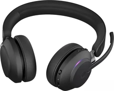 Jabra Evolve2 65 stereo USB-A UC with Charging Stand black