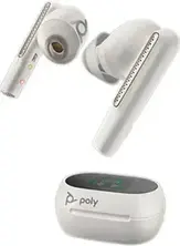 Poly Voyager Free 60+ UC, USB-A, white sand