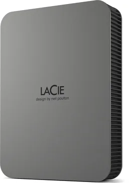 LaCie Mobile Drive Secure, Space Gray, 5TB, USB-C 3.0