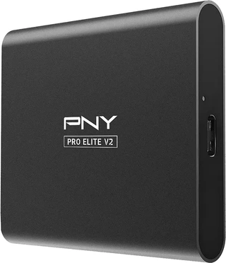 PNY Pro Elite V2 Portable SSD, 1TB, USB-C 3.1