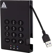 Apricorn Aegis Padlock, 500GB, USB-A 3.0