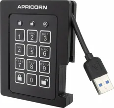 Apricorn Aegis Padlock SSD, 120GB, USB-A 3.0