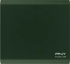 PNY Pro Elite Portable SSD, Dark Green, 500GB, USB-C 3.1