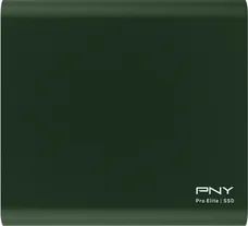 PNY Pro Elite Portable SSD, Dark Green, 250GB, USB-C 3.1