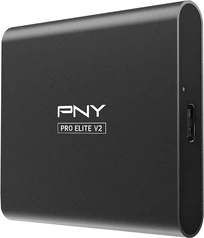 PNY Pro Elite V2 Portable SSD, 1TB, USB-C 3.1