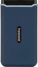Transcend ESD370C Portable SSD, Navy Blue, 500GB, USB-C 3.1