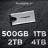 Integral SlimXpress Pro Portable SSD, 1TB, USB-C 3.2