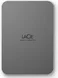 LaCie Mobile Drive Secure, Space Gray, 2TB, USB-C 3.0