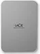 LaCie Mobile Drive V2, Moon Silver, 1TB, USB-C 3.0