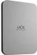 LaCie Mobile Drive V2, Moon Silver, 2TB, USB-C 3.0