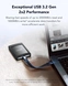 Lexar SL500 Portable SSD with Magnetic Set, 4TB, USB-C 3.2