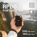 PNY RP60 Portable SSD, 1TB, USB-C 3.2