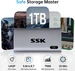 SSK SD102, 1TB, USB-C 3.1