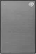 Seagate One Touch Portable HDD with Password +Rescue, Space Gray, 1TB, USB 3.0 Micro-B
