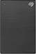 Seagate One Touch Portable HDD with Password +Rescue, Black, 1TB, USB 3.0 Micro-B