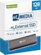 Verbatim MyMEDIA MyExternal SSD, 128GB, USB-C 3.1