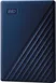 Western Digital WD My Passport for Mac Midnight Blue, 2TB, USB 3.0 Micro-B