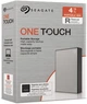 Seagate One Touch Portable HDD, Silver, 4TB, +Rescue, USB...