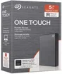Seagate One Touch Portable HDD +Rescue, Space Gray, 5TB, ...