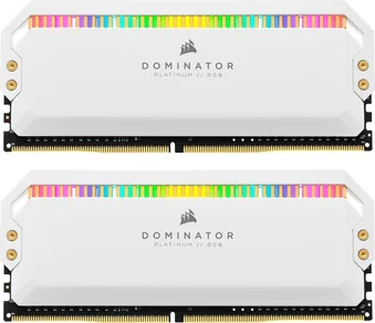 Corsair Dominator Platinum RGB White DIMM Kit 16GB, DDR4-3200, CL16-18-18-36