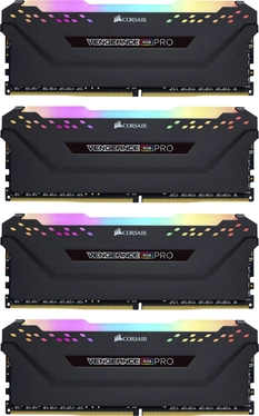 Corsair Vengeance RGB PRO черный DIMM Kit 64GB, DDR4-2666, CL16-18-18-35