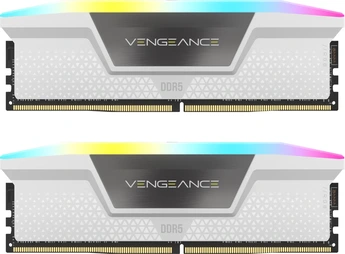 Corsair Vengeance RGB белый DIMM Kit 64GB, DDR5-6400, CL32-40-40-84