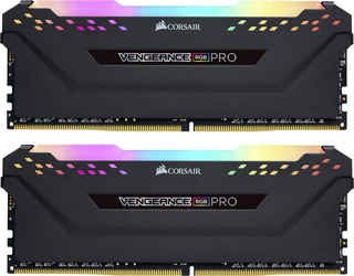 Corsair Vengeance RGB PRO черный DIMM Kit 32GB, DDR4-2666, CL16-18-18-35