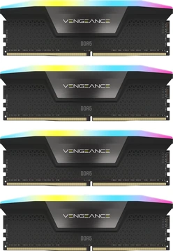 Corsair Vengeance RGB черный DIMM Kit 64GB, DDR5-6000, CL36-36-36-76