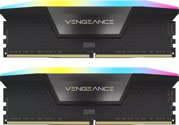 Corsair Vengeance RGB черный DIMM Kit 64GB, DDR5-6600, CL32-39-39-76