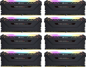 Corsair Vengeance RGB PRO черный DIMM Kit 256GB, DDR4-3200, CL16-20-20-38