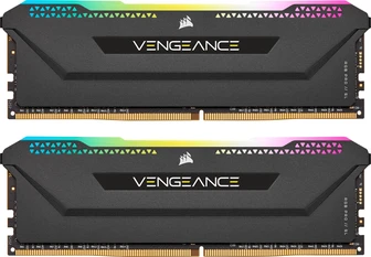 Corsair Vengeance RGB PRO SL черный DIMM Kit 32GB, DDR4-3200, CL16-20-20-38
