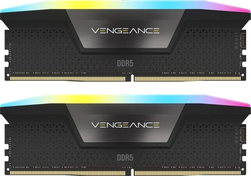 Corsair Vengeance RGB черный DIMM Kit 32GB, DDR5-5200, CL40-40-40-77