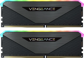 Corsair Vengeance RGB RT Gunmetal UDIMM 16GB Kit, DDR4-3600, CL18-22-22-42