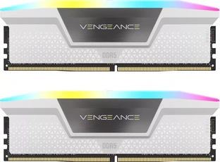 Corsair Vengeance RGB белый DIMM Kit 64GB, DDR5-5600, CL40-40-40-77