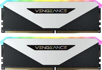 Corsair Vengeance RGB RT White DIMM Kit 32GB, DDR4-3200, CL16-20-20-38