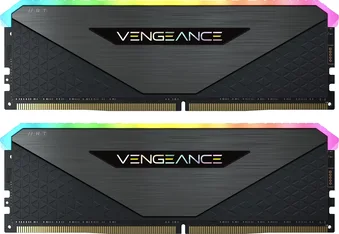 Corsair Vengeance RGB RT Gunmetal DIMM Kit 64GB, DDR4-3600, CL18-22-22-42