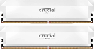 Crucial Pro Overclocking White DIMM Kit 64GB, DDR5-6000, CL40-40-40-80