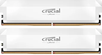 Crucial Pro Overclocking White DIMM Kit 32GB, DDR5-6000, CL36-38-38-80, on-die ECC