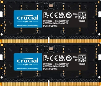 Crucial SO-DIMM Kit 64GB, DDR5-4800, CL40-39-39