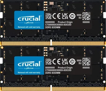 Crucial SO-DIMM Kit 32GB, DDR5-5600, CL46-45-45, on-die ECC