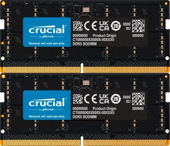 Crucial SO-DIMM Kit 64GB, DDR5-5200, CL42-42-42, on-die ECC