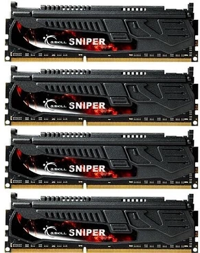 G.Skill Sniper DIMM Kit 16GB, DDR3-2400, CL11-13-13-31