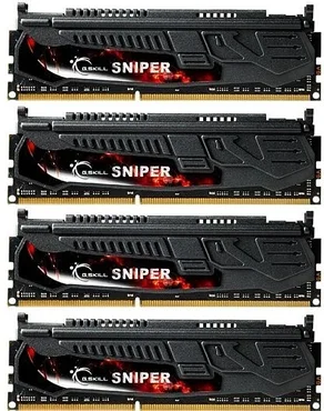 G.Skill Sniper DIMM Kit 32GB, DDR3-2133, CL10-12-12-31