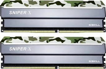 G.Skill SniperX Classic Camouflage DIMM Kit 32GB, DDR4-2400, CL17-17-17-39