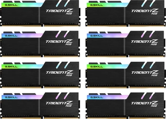 G.Skill Trident Z RGB UDIMM 64GB Kit, DDR4-2400, CL15-15-15-35