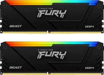 Kingston FURY Beast RGB DIMM Kit 16GB, DDR4-3600, CL17-21-21