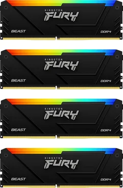 Kingston FURY Beast RGB DIMM Kit 32GB, DDR4-3600, CL17-21-21