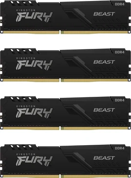 Kingston FURY Beast DIMM Kit 64GB, DDR4-2666, CL16-18-18