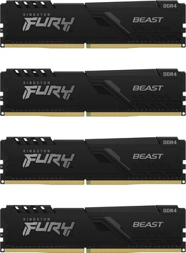 Kingston FURY Beast DIMM Kit 128GB, DDR4-3200, CL16-20-20
