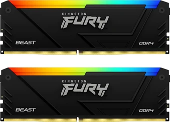 Kingston FURY Beast RGB DIMM Kit 32GB, DDR4-3200, CL16-20-20